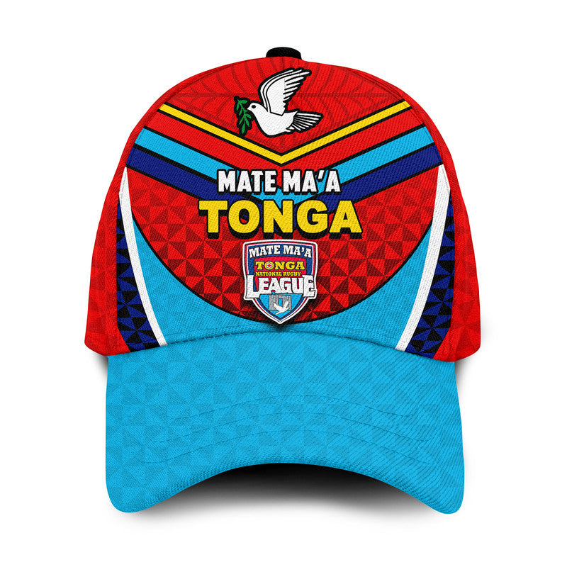 Tonga Mate Ma'a Rugby Classic Cap Jersey No.1 LT6 Classic Cap Universal Fit Red - Polynesian Pride