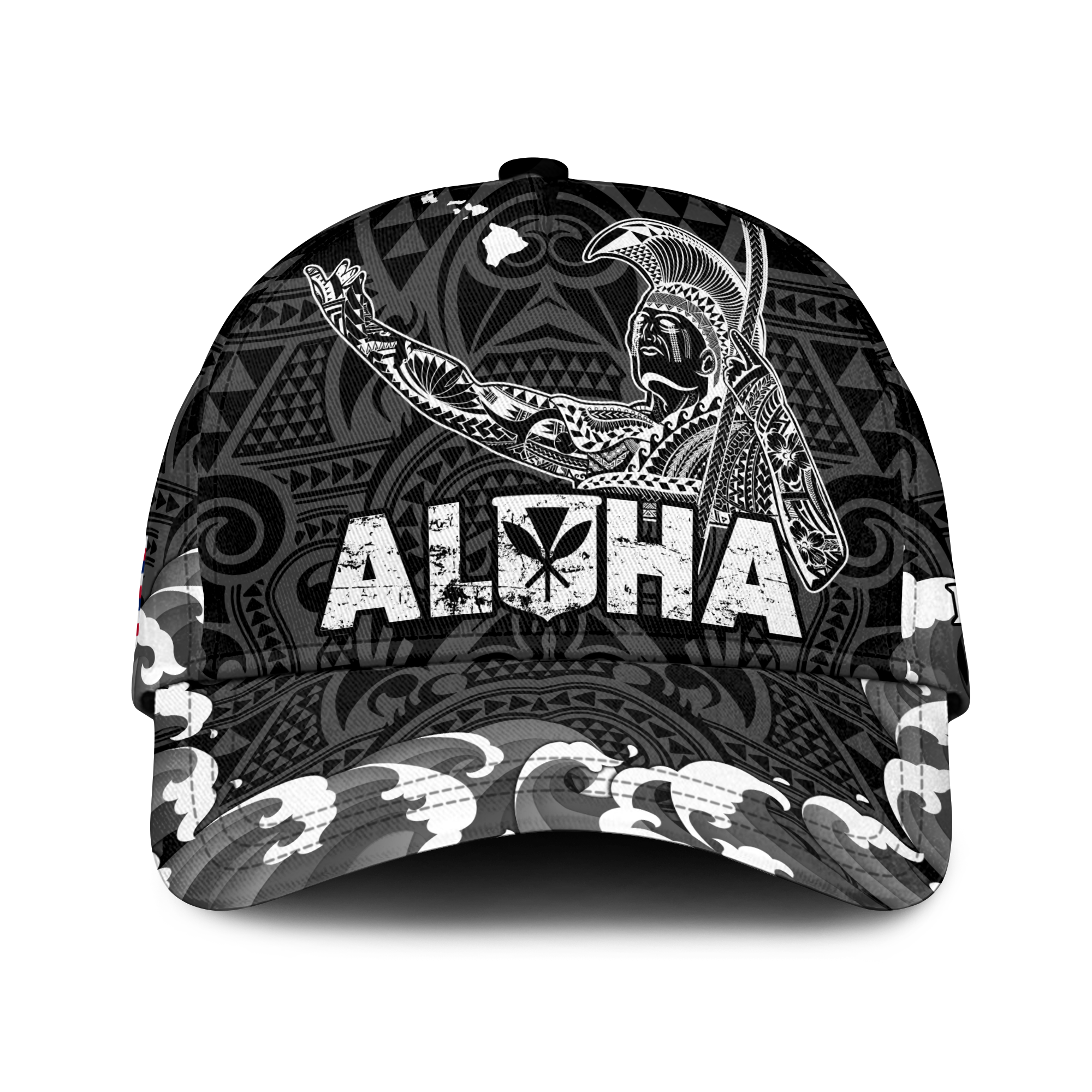 (Custom Personalised) Hawaii King Kamehameha Aloha Hawai'i Nei Cap - LT2 - Polynesian Pride