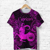 Capricorn Zodiac Polynesian T Shirt Unique Style Pink LT8 - Polynesian Pride
