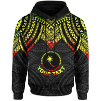 Chuuk Custom Hoodie Micronesian Pattern Armor Style - Polynesian Pride