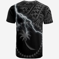 Chuuk T Shirt Chuuk Flag Lighting Thunder - Polynesian Pride