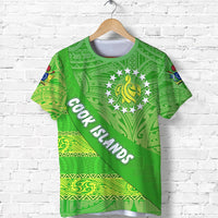 Cook Islands T Shirt Polynesian Victorian Vibes Unisex Green - Polynesian Pride