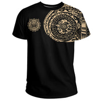 Cook Islands 2 T Shirt Tattoo Style Unisex Black - Polynesian Pride