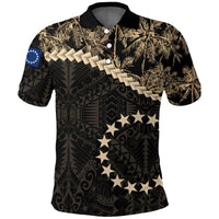 Cook Islands Polo Shirt Golden Coconut Golden - Polynesian Pride