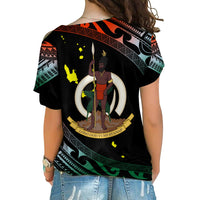 Vanuatu Proud To Be A Ni-Van - Polynesian Pattern Cross Shoulder Shirt - Penama Province LT7 - Polynesian Pride