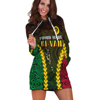 Vanuatu Indigenous Hoodie Dress Proud To Be Ni - Vanuatu Polynesian Pattern LT13 - Polynesian Pride