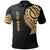 Northern Mariana Islands Custom Polo Shirt Tatau Gold Patterns Unisex Black - Polynesian Pride