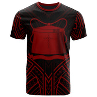 Tokelau T Shirt Tokelauan Seal Tribal Red Color Patterns Unisex Black - Polynesian Pride