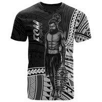 Federated States of Micronesia T Shirt Seal of Federated States of Micronesia Polynesian Patterns Unisex Black - Polynesian Pride