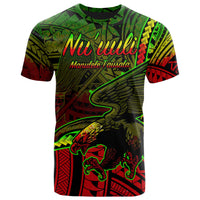 American Samoa T Shirt Nuuuli Polynesian Reggae Patterns Unisex Black - Polynesian Pride