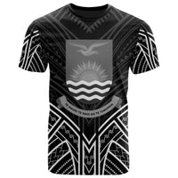 Kiribati T Shirt Kiribati Seal Tribal Black Color Patterns Unisex Black - Polynesian Pride