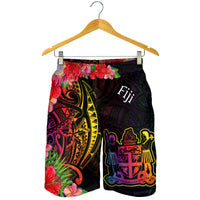 Fiji Men's Shorts - Tropical Hippie Style - Polynesian Pride