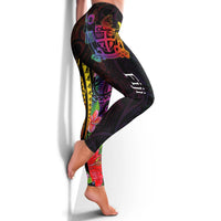 Fiji Leggings - Tropical Hippie Style - Polynesian Pride
