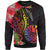 French Polynesia Sweatshirt - Tropical Hippie Style Unisex Black - Polynesian Pride