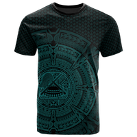 American Samoa Polynesian T Shirt Polynesian Circle (Turquoise) Unisex Turquoise - Polynesian Pride
