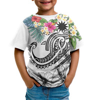 Nauru Polynesian T Shirt Summer Plumeria (White) - Polynesian Pride