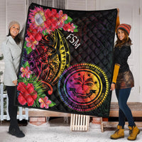 Federated States of Micronesia Premium Quilt - Tropical Hippie Style - Polynesian Pride