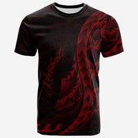 Kiribati T Shirt Polynesian Pattern Style Red Color Unisex Red - Polynesian Pride
