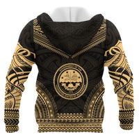 Federated States of Micronesia Polynesian Chief Custom Hoodie Gold Version Unisex Gold - Polynesian Pride