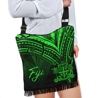 Fiji Boho Handbag - Green Color Cross Style - Polynesian Pride