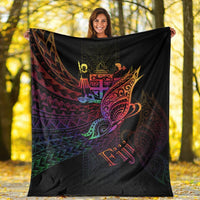 Fiji Premium Blanket - Butterfly Polynesian Style - Polynesian Pride