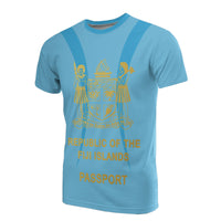 Fiji All Over Print T Shirt Repubilc of The Fiji Islands Passport Unisex Art - Polynesian Pride