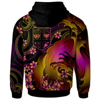 Fiji Zip up Hoodie Fiji in wave - Polynesian Pride