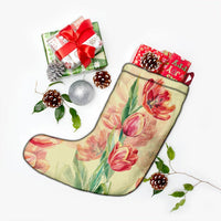 Flower Art Christmas Stocking - AH - Polynesian Pride