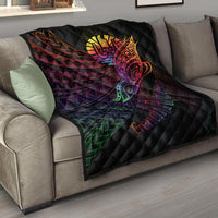 French Polynesia Premium Quilt - Butterfly Polynesian Style - Polynesian Pride