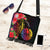 French Polynesia Boho Handbag - Tropical Hippie Style One Size Boho Handbag Black - Polynesian Pride