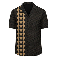 Kakau Polynesian Anchor Hawaii Shirt - Gold - Polynesian Pride