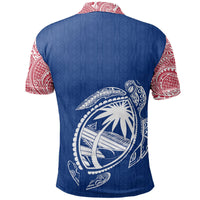 Guam Polynesian Polo Shirt Turtle - Polynesian Pride