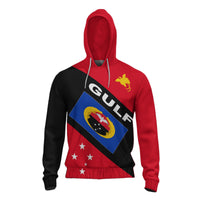 Papua New Guinea Hoodie Gulf Province Unisex Red - Polynesian Pride