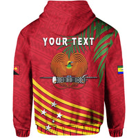 Custom Morobe Province Zip Hoodie Coconut PNG LT13 - Polynesian Pride