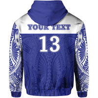 Custom Makoi Bulldogs Hoodie Forever Fiji Rugby Custom Text and Number LT13 - Polynesian Pride