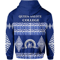 Queen Salote College Hoodie Tonga Pattern LT13 - Polynesian Pride