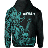 Hawaii Polynesian Hoodie Ukulele Turquoise LT13 - Polynesian Pride