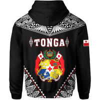 Tonga Hoodie Tongan Kupesi Pattern LT13 - Polynesian Pride