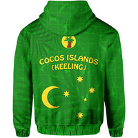 Cocos (Keeling) Islands Zip Hoodie Proud Flag Unique LT13 - Polynesian Pride