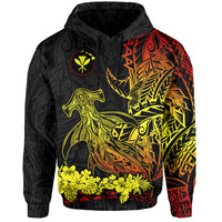 Custom Hawaii Polynesian Hoodie Wild Hammerhead Sharks Fresh Life LT13 - Polynesian Pride
