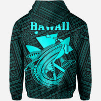 Custom Hawaii Hoodie Kakau Kanaka Maoli Combine Polynesian Shark Ver.04 LT14 - Polynesian Pride