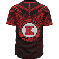 Hawaii Custom Personalised Baseball Shirt - Kahuku High And Intermediate School Logo LT10 - Polynesian Pride