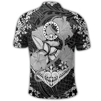 Hawaii Anchor Hibiscus Flower Vintage Polo Shirt - Polynesian Pride