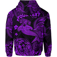 Custom Hawaii Hammer Shark Polynesian Hoodie Unique Style Purple LT8 - Polynesian Pride