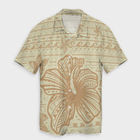 Hawaii Hibiscus Plumeria Kanaka Polynesian Vintage Hawaiian Shirt - AH Unisex Black - Polynesian Pride