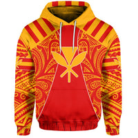 Hawaii Kanaka Football Jersey Polynesian Hoodie Royal Victor Style - Polynesian Pride