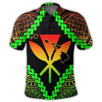Hawaii Kanaka Kakau Polynesian Polo Shirt - Polynesian Pride