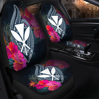 Hawaii Kanaka Polynesian Hibiscus Car Seat Covers - AH - Polynesian Pride