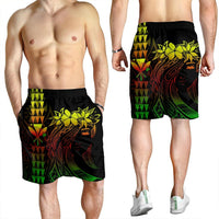Hawaii Map Kanaka Polynesian Hula Girl Men's Shorts Reggae - AH - J5C - Polynesian Pride