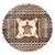 Hawaii Pattern Simple Turtle Round Carpet - AH Round Carpet Luxurious Plush - Polynesian Pride